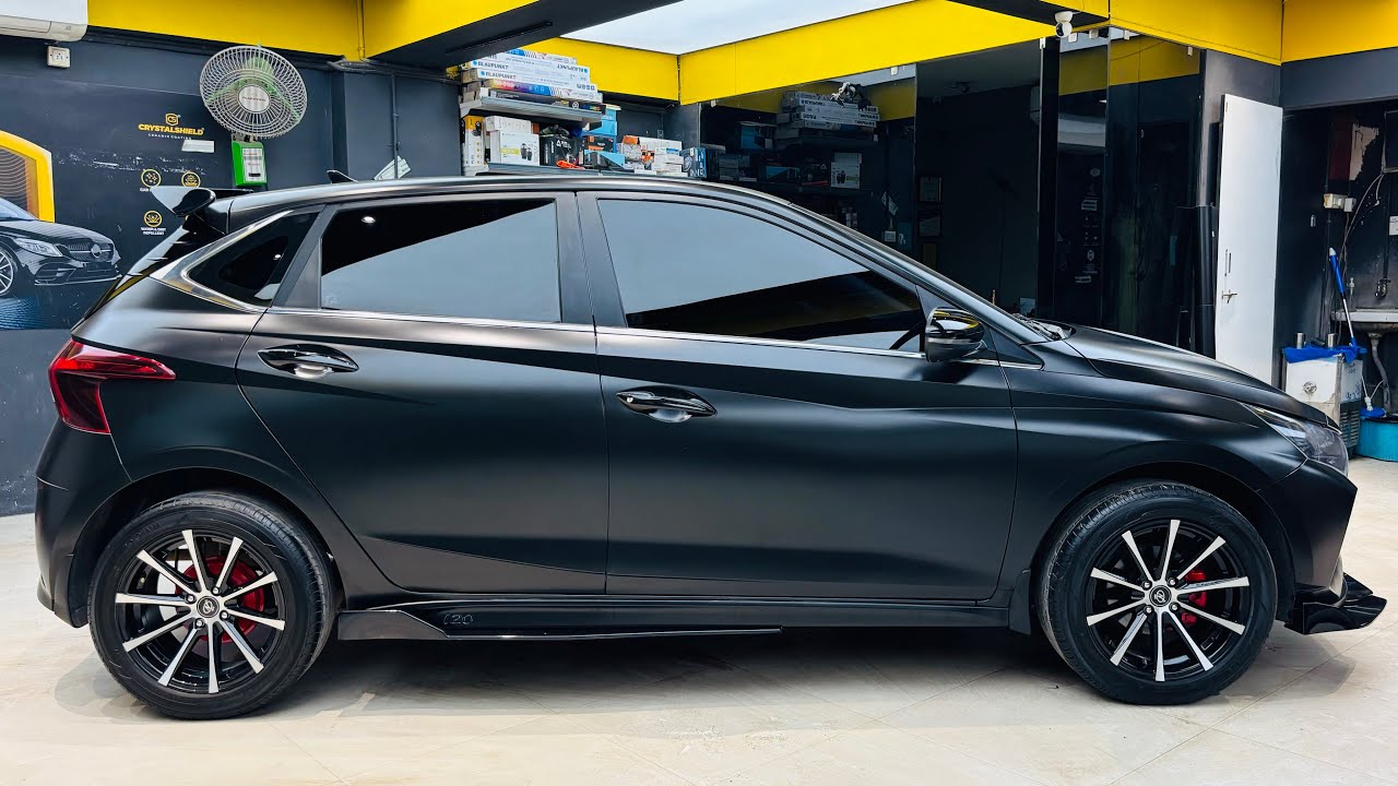 Hyundai I20 Matte Black Colour & Full Car Modification.🖤