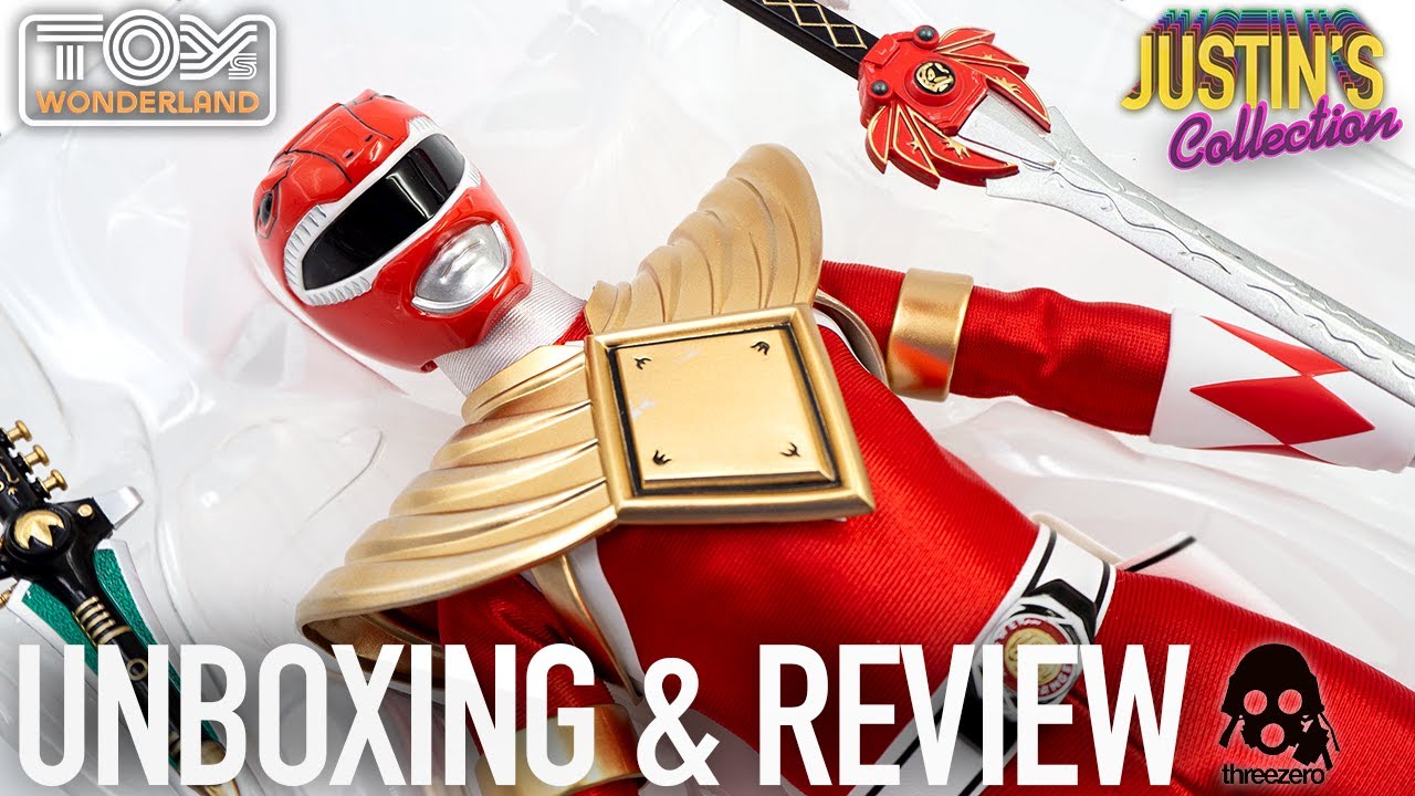 Распаковка и обзор фигурки Red Ranger Dragon Shield Mighty Morphin Power Rangers Threezero 1/6