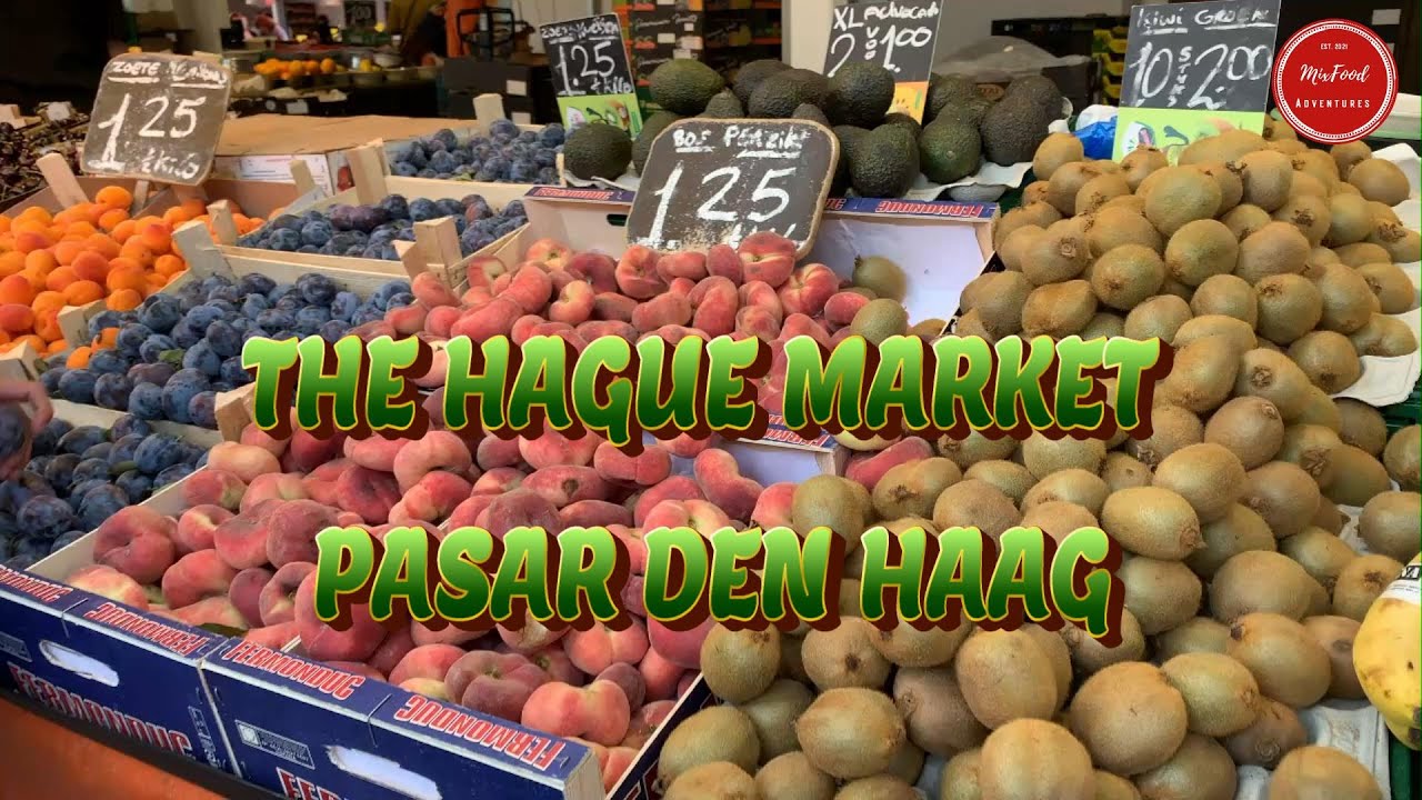 HOLLAND - THE HAGUE MARKET. PASAR DEN HAAG 2022. One of the largest multicultural markets in Europe.