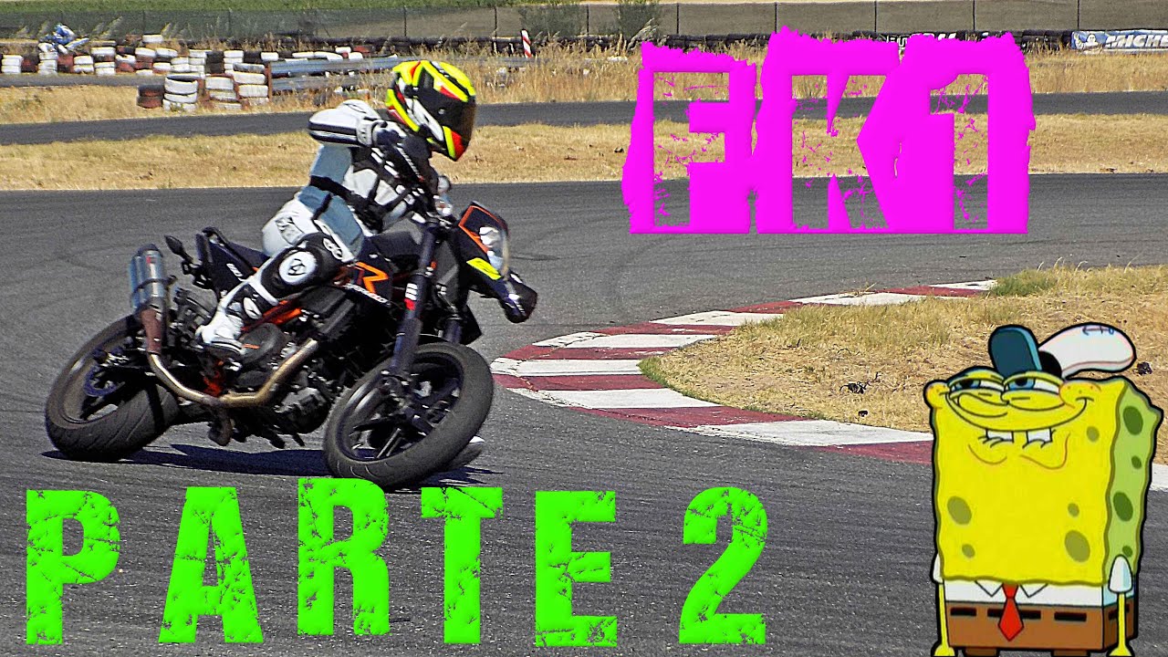 Parte #2 | Primera entrada a circuito FK1 | KTM 690 SUPERMOTO R | Rider Finneo
