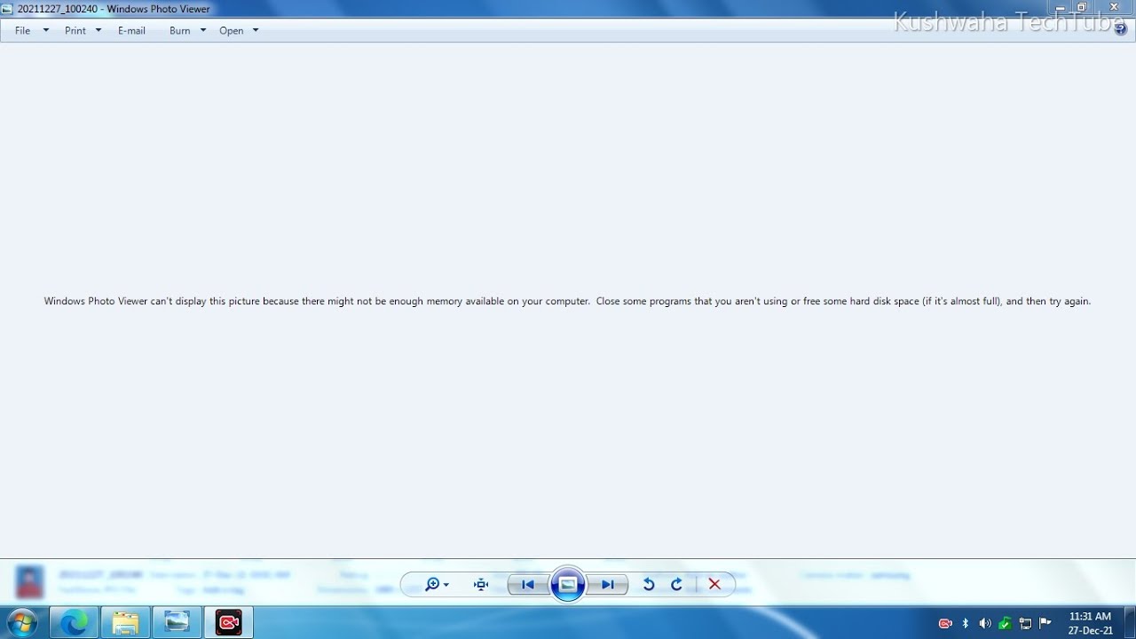 How to fix | Windows Photo Viewer can’t display this picture because......