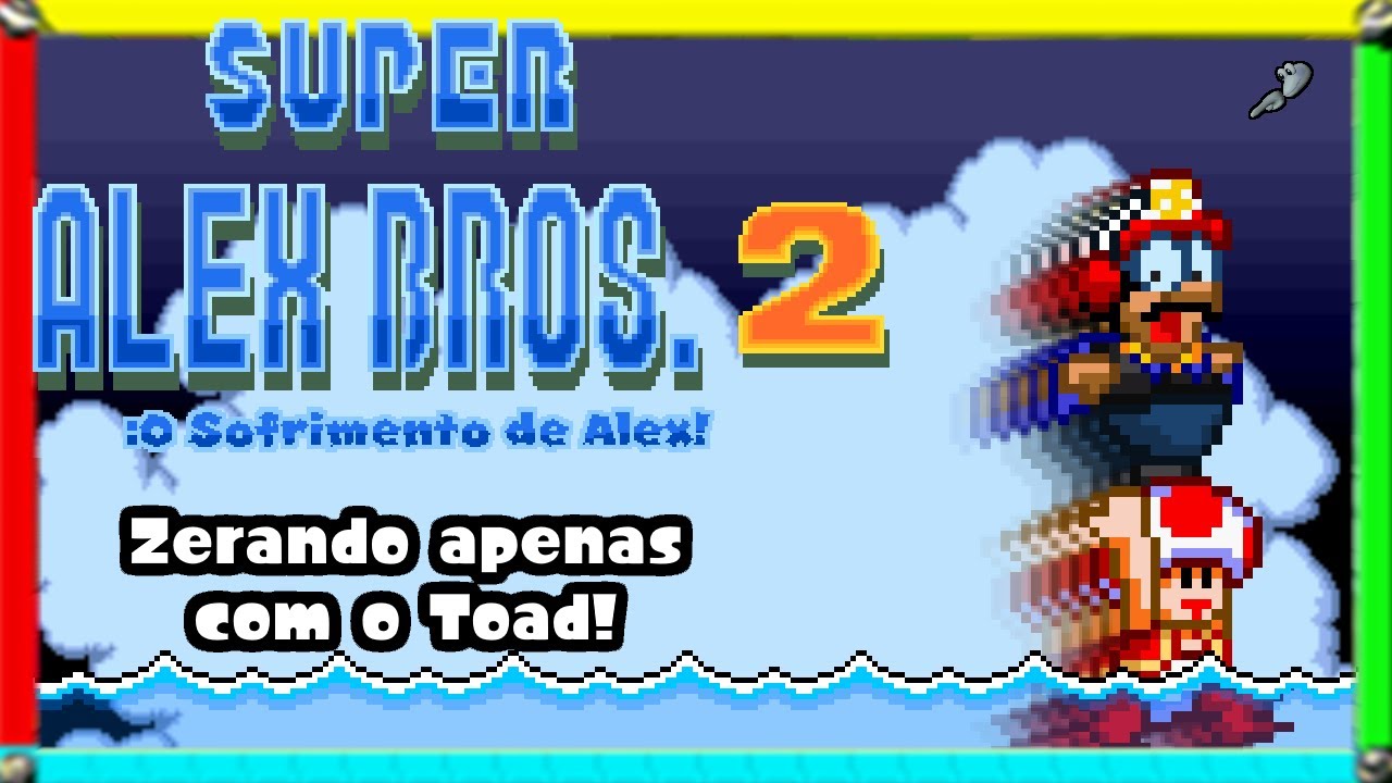 SUPER MARIO BROS 2 COM O TOAD TUDO DE NOVO! - Até Zerar?