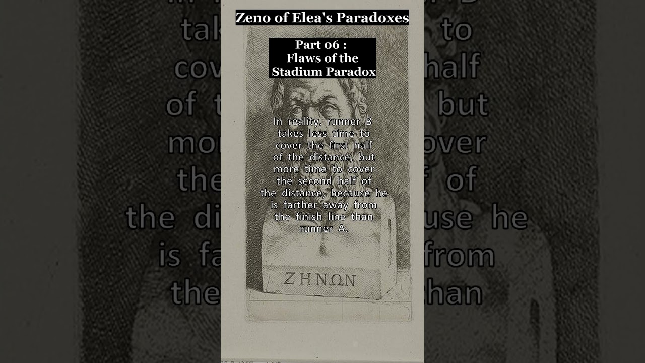 Great Philosophers: Zeno of Elea's Paradoxes
