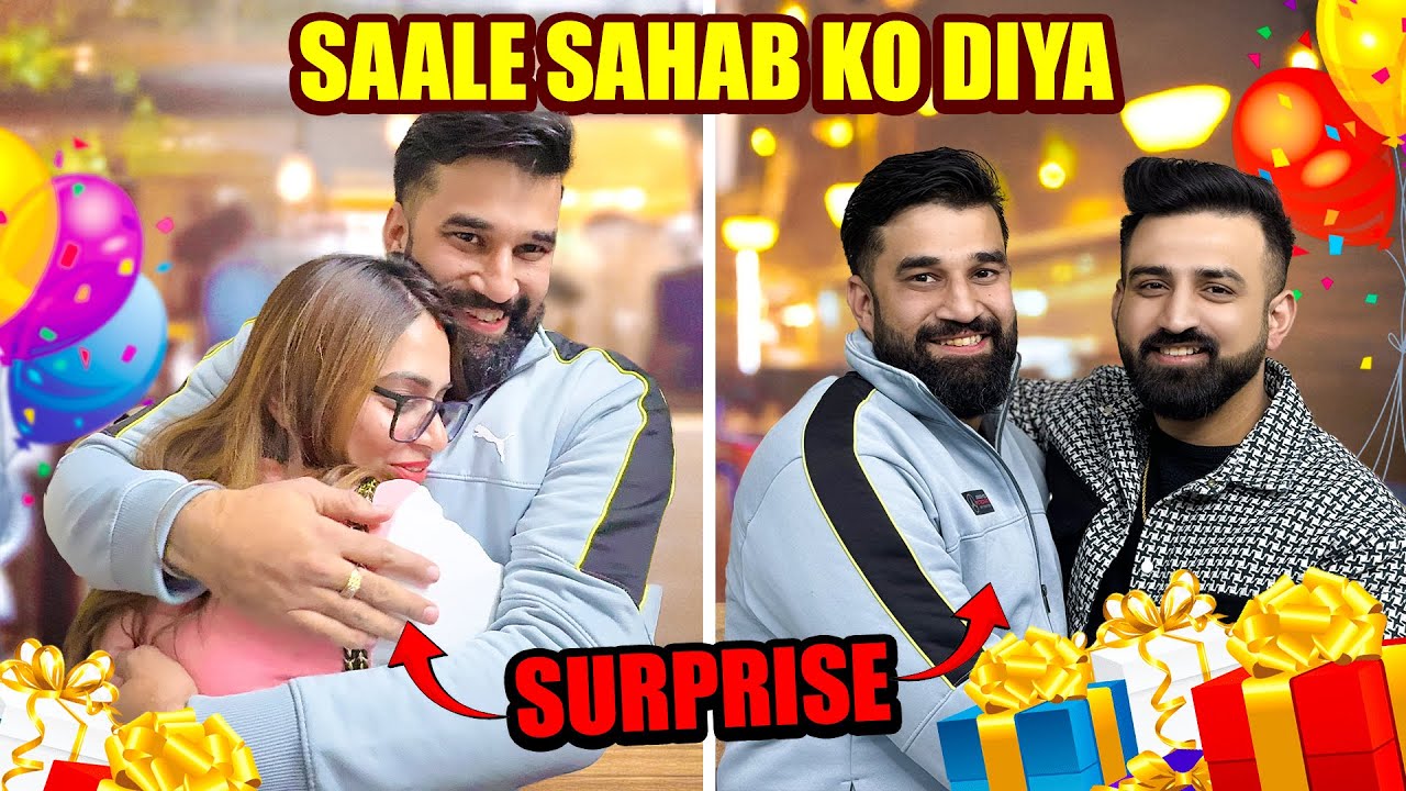 SAALE SAHAB KO DIYA SURPRISE |😍🎁 SAB EMOTIONAL HOGYE | RAJATSWATIVLOGS