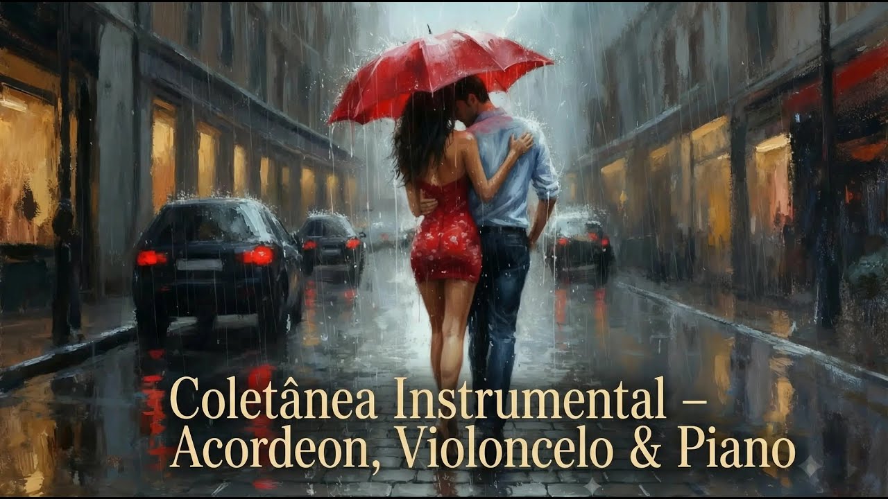 🎶 Coletânea Instrumental – Acordeon, Violoncelo & Piano  🎶