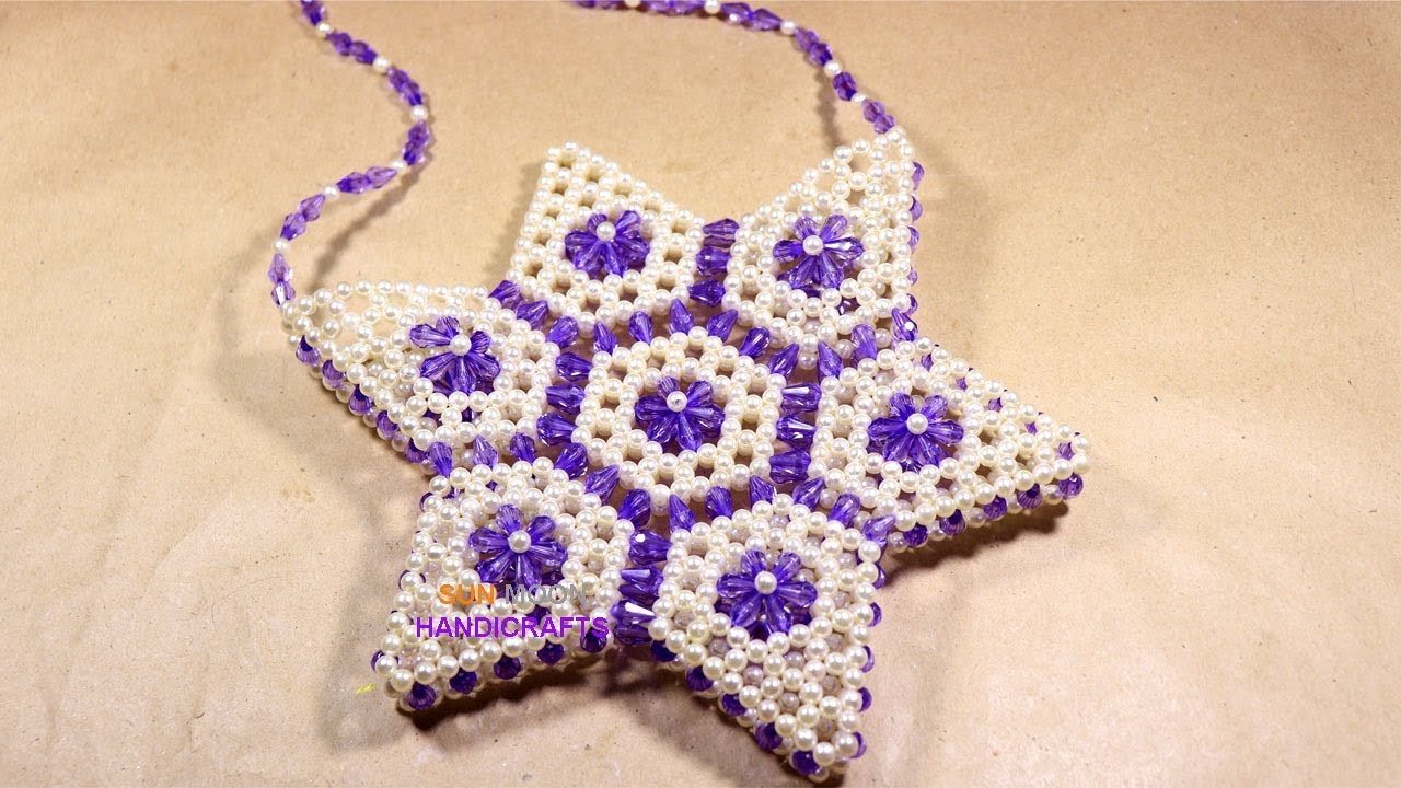 বাচ্চাদের পুতির ব্যাগ/ How to make beaded bag/ beaded star bag/baby bag/ bag for children