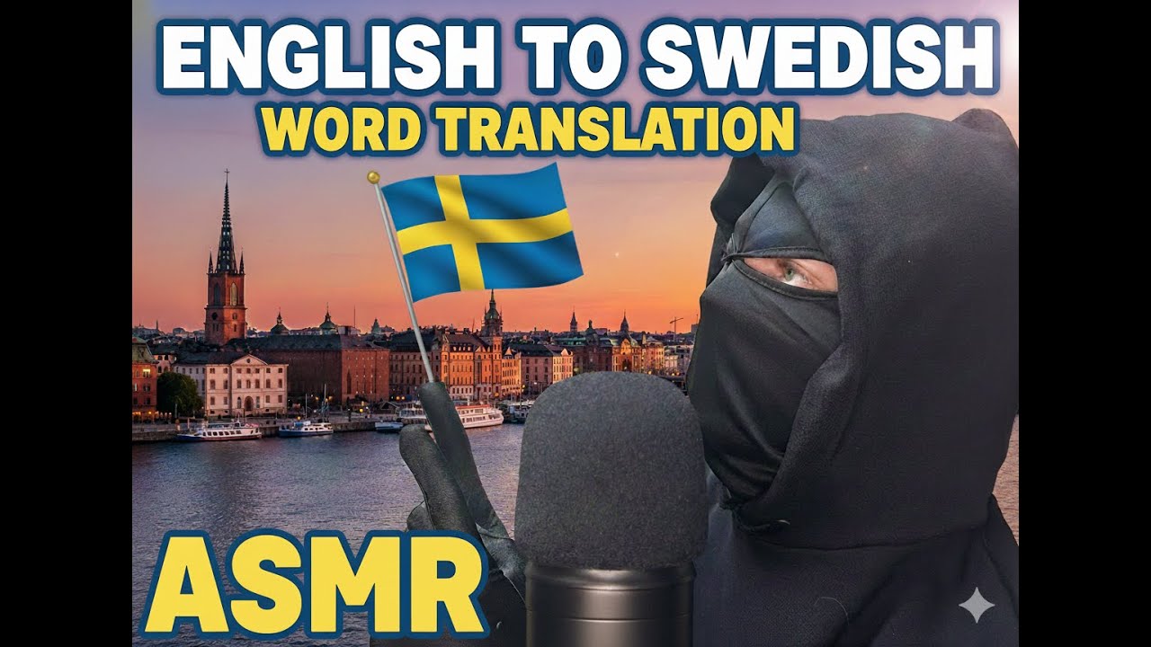 ASMR På Svenska | Trying to speak Swedish | 40 Trigger words 🇸🇪