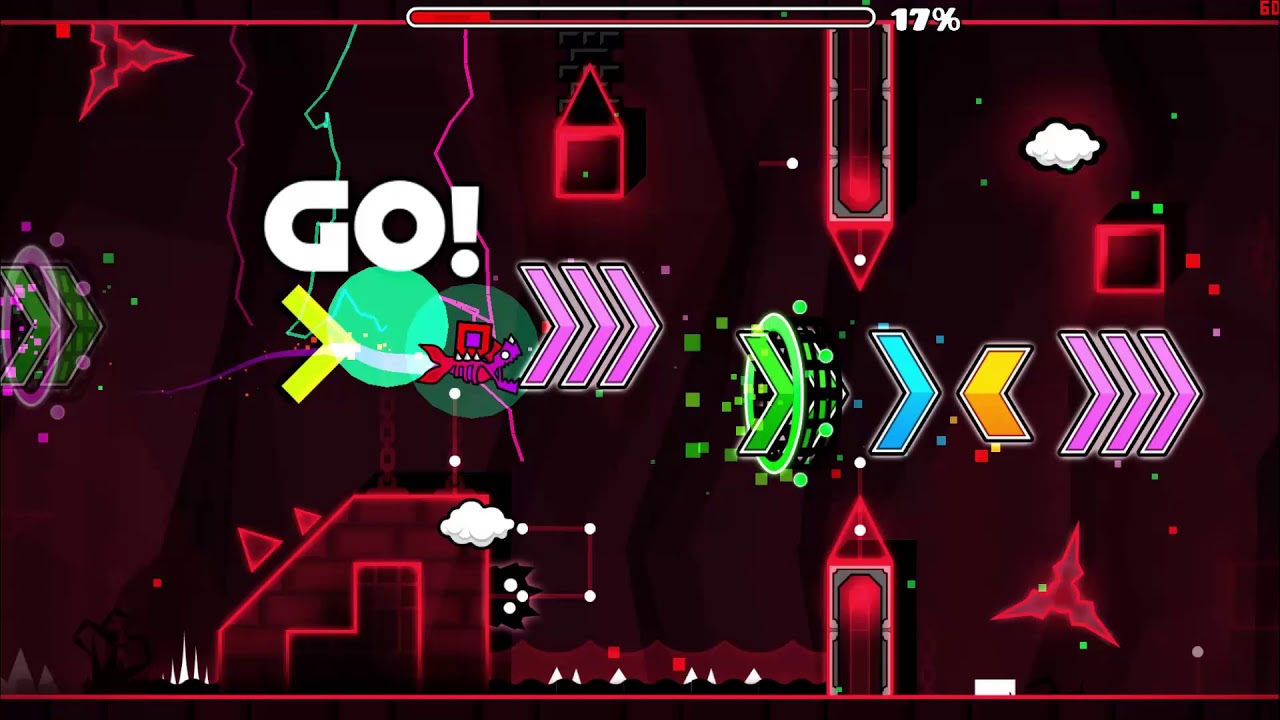 игровая мышь против старой игровой мыши в Geometry Dash