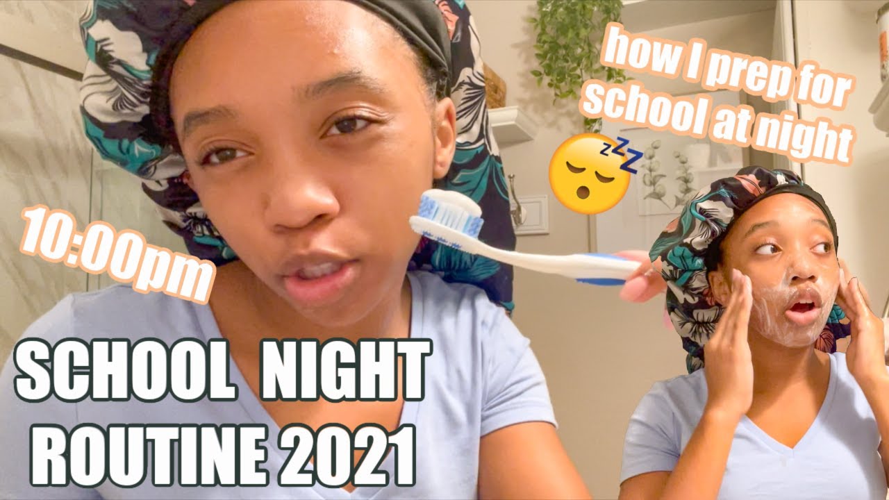 SCHOOL NIGHT ROUTINE 2021 | back to school | just jordyn