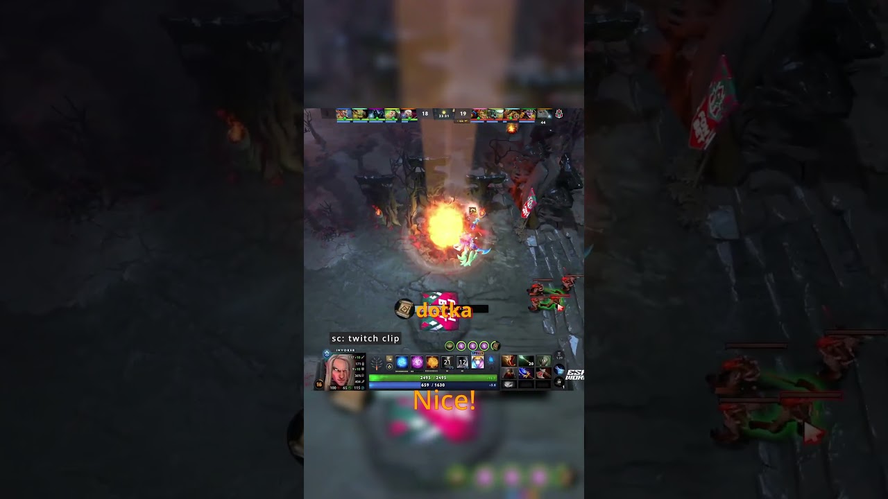 MidOne: &lsquo;EZ Sunstrike&rsquo; 😎 #dota2