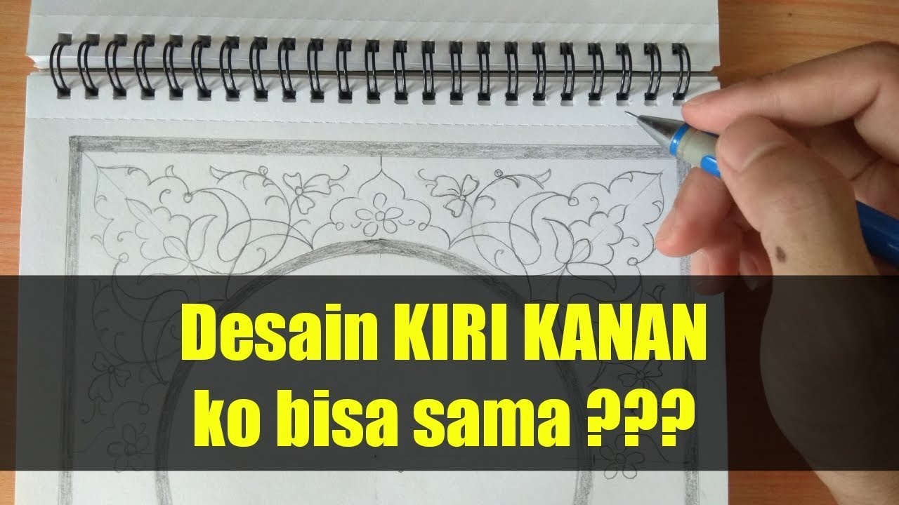 Part #1 | Cara Membuat Hiasan Kaligrafi Menjadi Simetris Dengan Mudah l