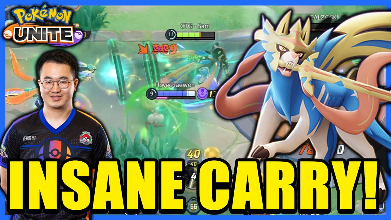 Zacian Is Easily One Of The Strongest All Rounder In The Game! | Pokémon Unite