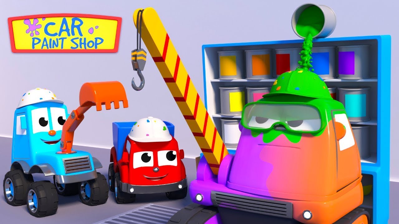 FRIENDS ON WHEELS EP 44 - THE MIGHTY MACHINES AT THE CAR PAINT SHOP