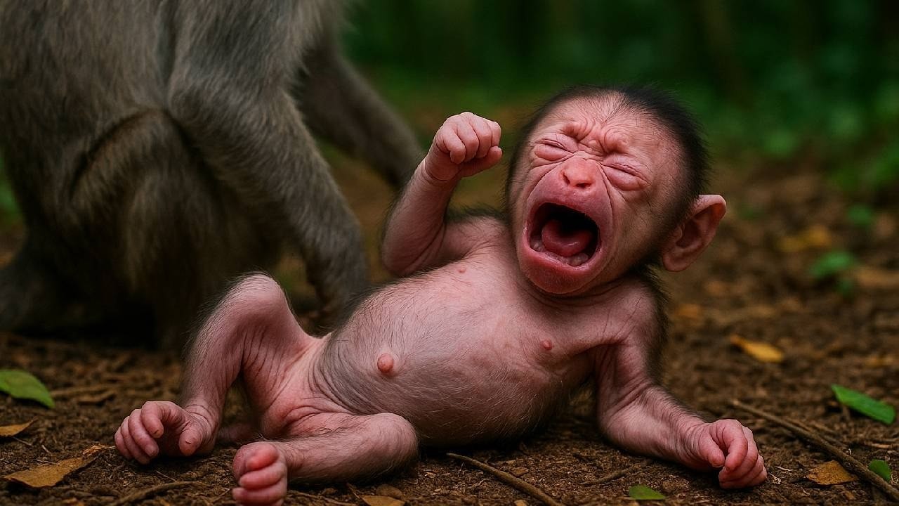 Leo Monkey’s Tears Fell Before We Could React 💔