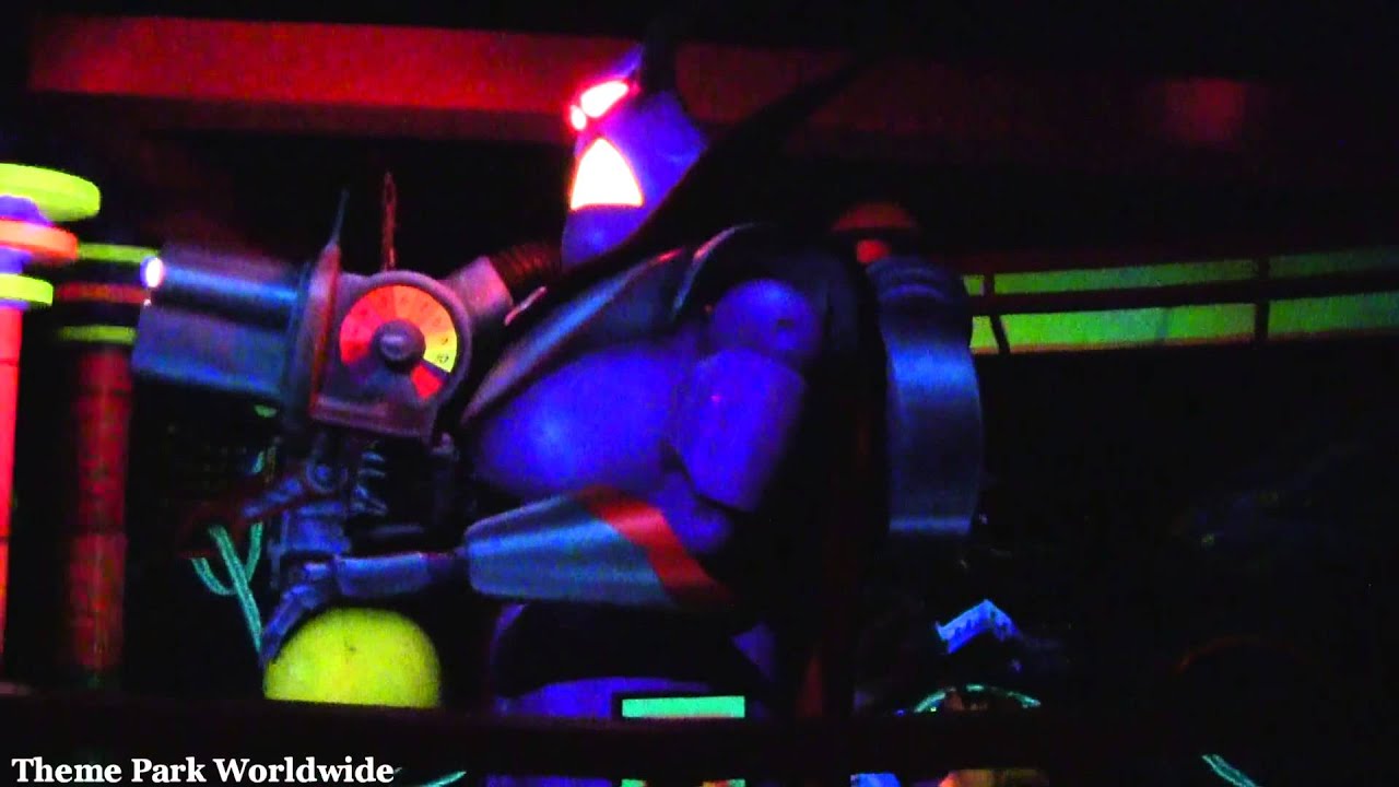 Buzz Lightyear Laser Blast On Ride POV - Disneyland Paris