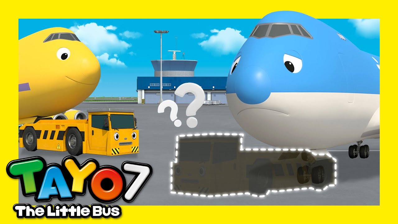 🚌タヨ 第7 シーズン 第9話 l 空に絵を描こう l ちびっこバス タヨ