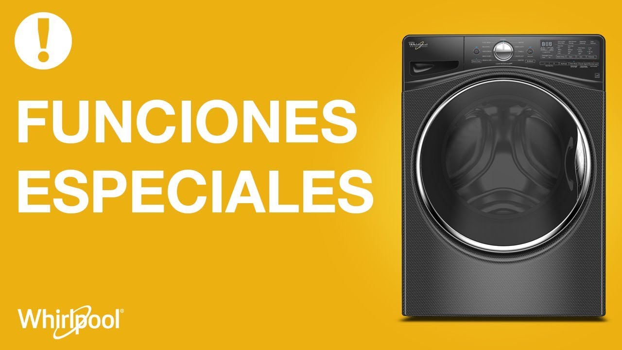 Lavadoras Whirlpool - Funciones especiales