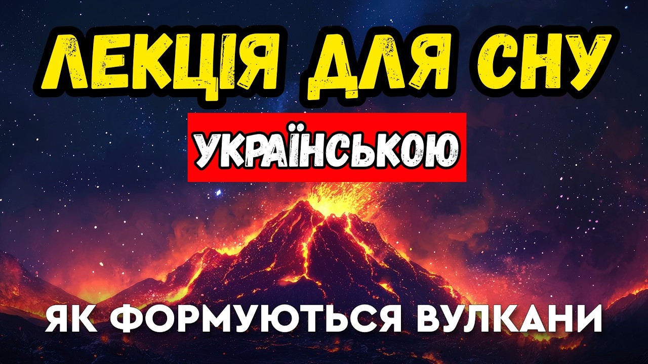 Містичні вогні вулканів і кратери, що димляться! Пізнавальна лекція для сну