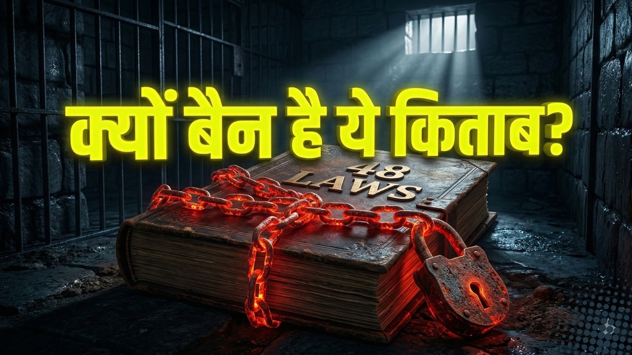 🚫अमेरिका की जेलों में बैन है ये खतरनाक किताब!🤯 | 48Lawsof Power in Hindi । booksummaryhindi ।
