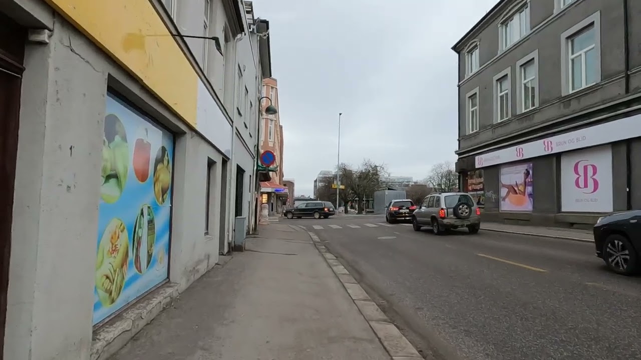 Walking tour to office Horten Norway