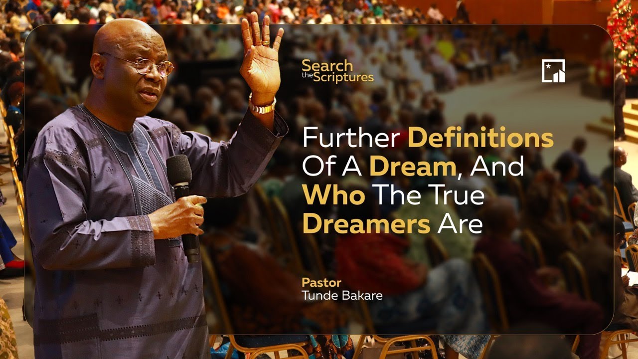 STS | Definitions Of A Dream And Who The True Dreamers Are | JAN. 12th 2025 | Pastor 'Tunde Bakare