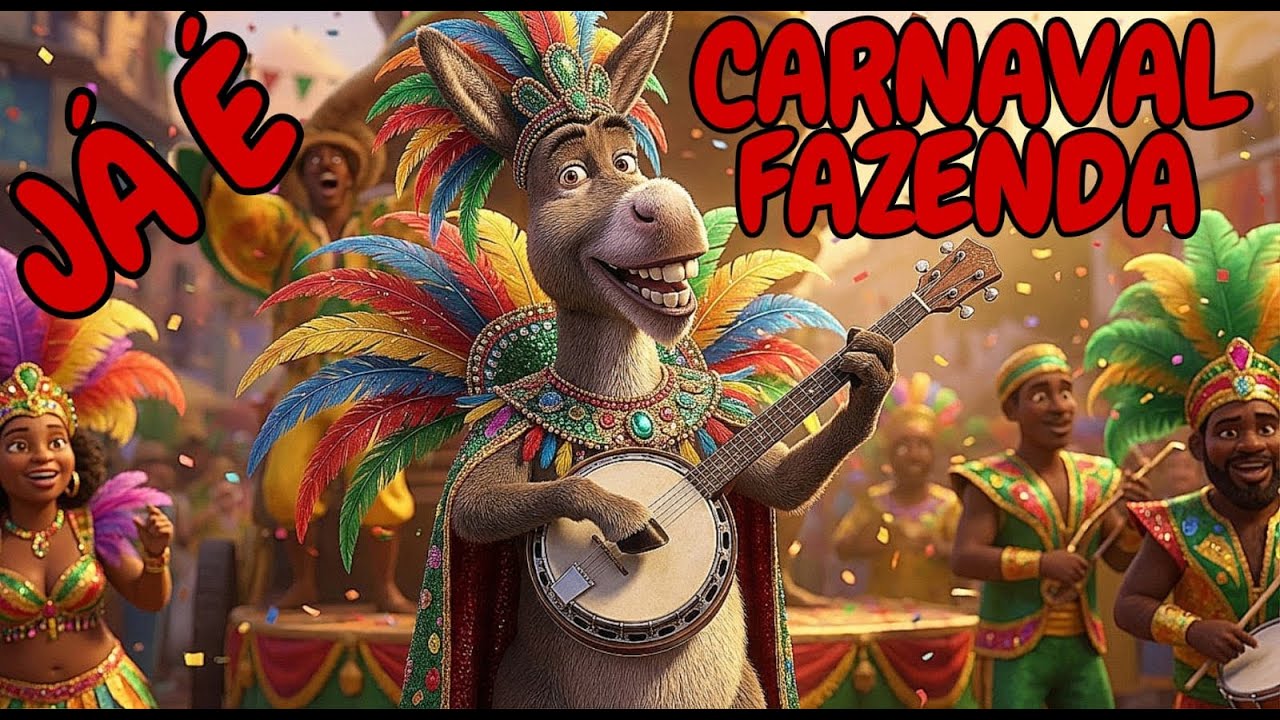 Já é Carnaval na Fazendinha - Musica Infantil Clássica  #cartoon #youtubekids