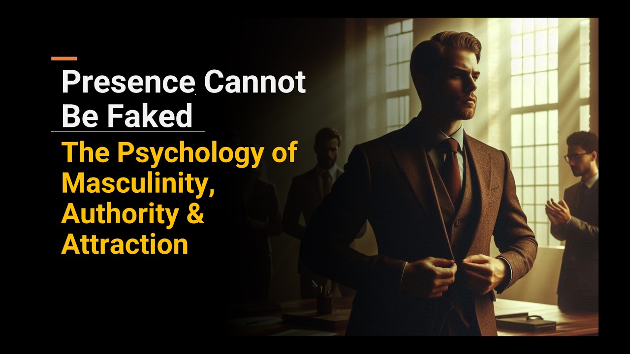 If You Have It You Don't Need It. Presence Cannot Be Faked, The Psychology of Masculinity #presence