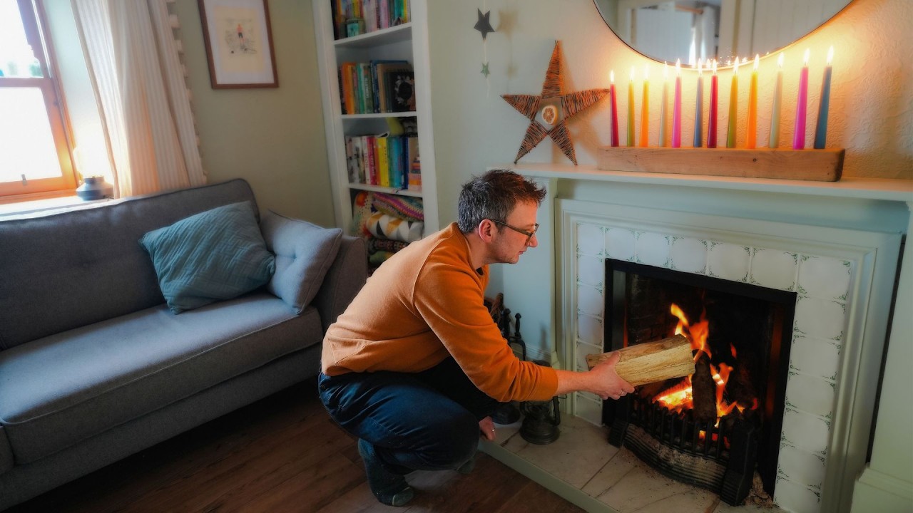 I Turned a Fire Hazard into my Dream Fireplace
