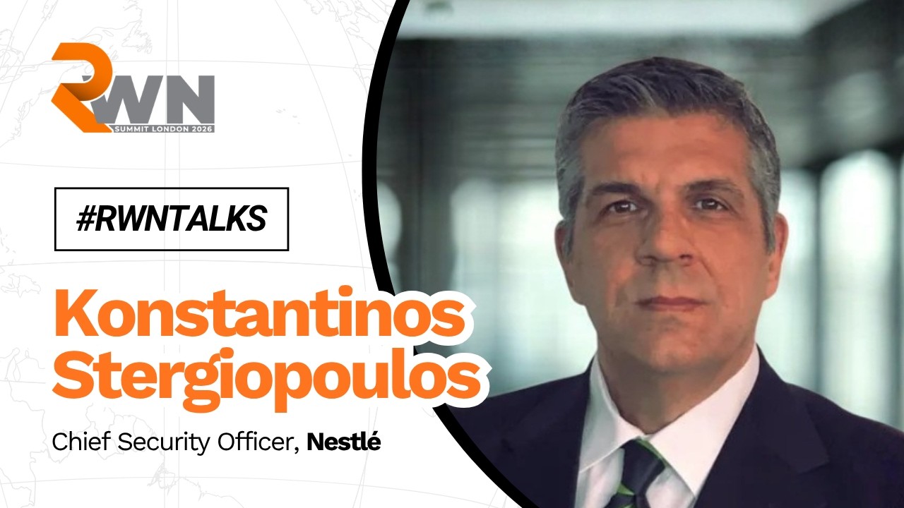 #RWNTALKS with Konstantinos Stergiopoulos, Chief Security Officer at Nestl&eacute; | Security by Design