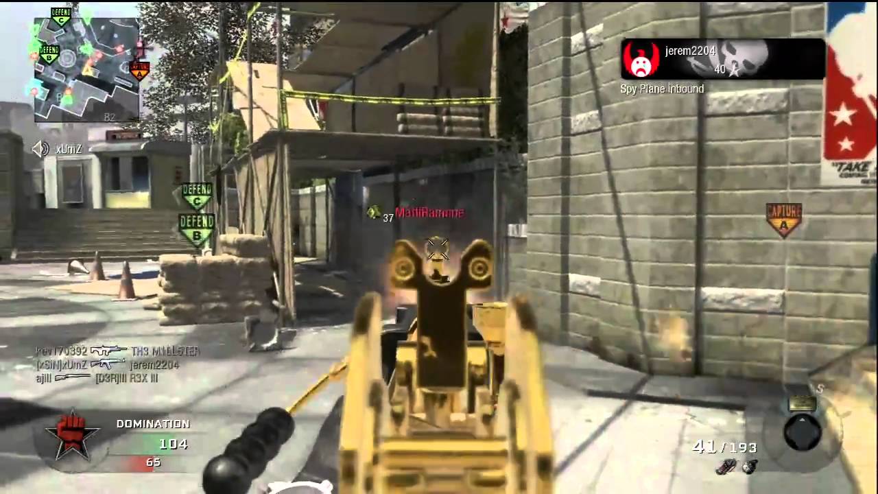 Black Ops: 92-11 Domination on Stadium with Gold Galil