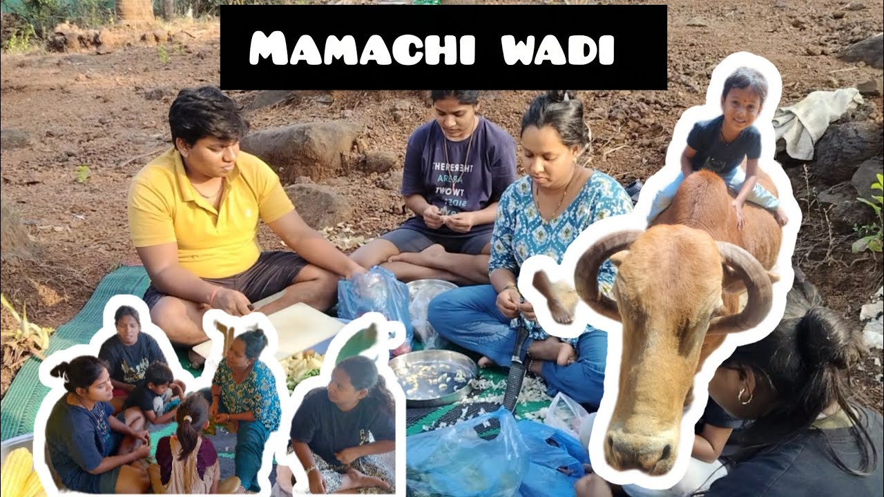 Gaavi keleli majja..😂😎!!Mamachi wadi..!🐕🏡🌅! 2nd day..!! #youtube #gaav #comedy #funny