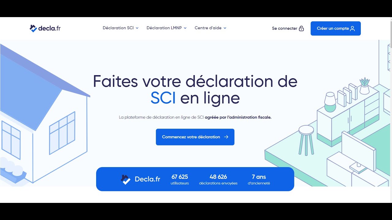 Comment faire sa déclaration de SCI sur decla.fr en quelques minutes !