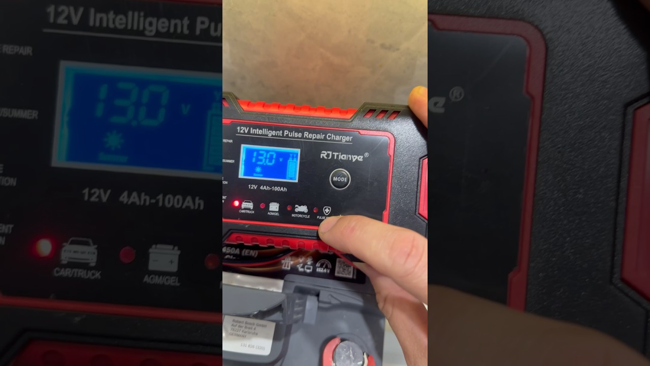 🔋  12v 6 amper hızlı şarj &ouml;zelliği olan ara&ccedil; ak&uuml; şarj cihazı