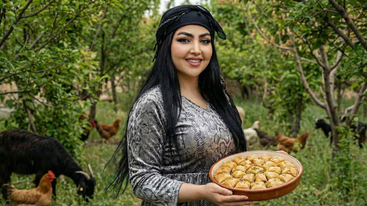 Cooking Baklava a Popular Iranian Sweet | Rural Life