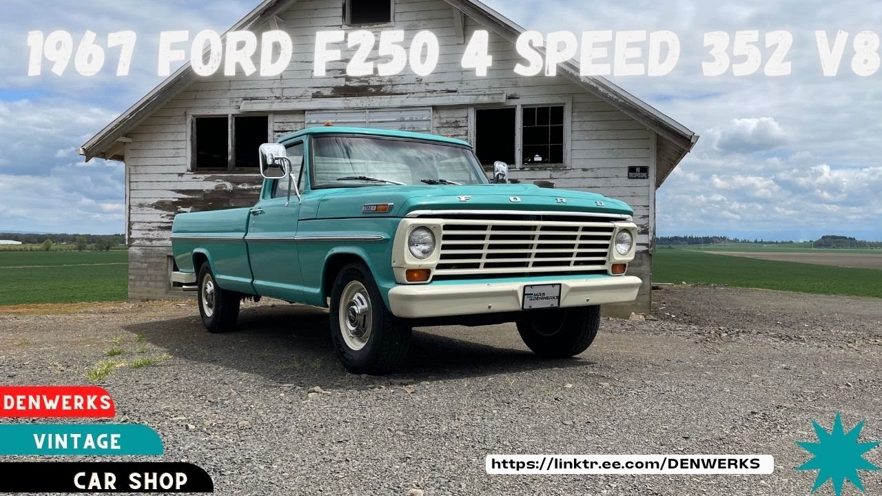 1967 Ford F250 4 speed with 352 V8 Denwerks Bumpside Ford Bump Side