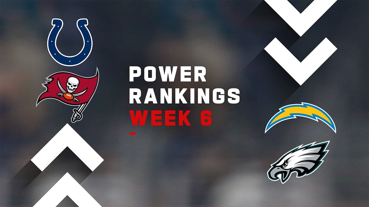 NFL Power Rankings Week 6: Chargers keep falling