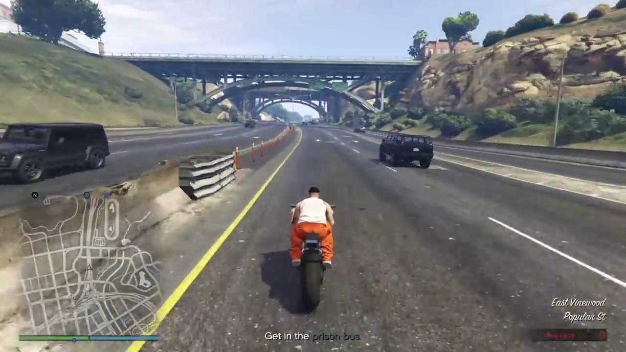 (GTA5 Online) - Prison Break Elite Challenge  World Record Run 3:47 extraction time [GTA V - PS4]