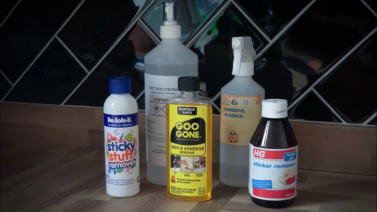 Real-World Test: Goo Gone v De-Solv-It Sticky Stuff Remover v HG Sticker Remover & Others