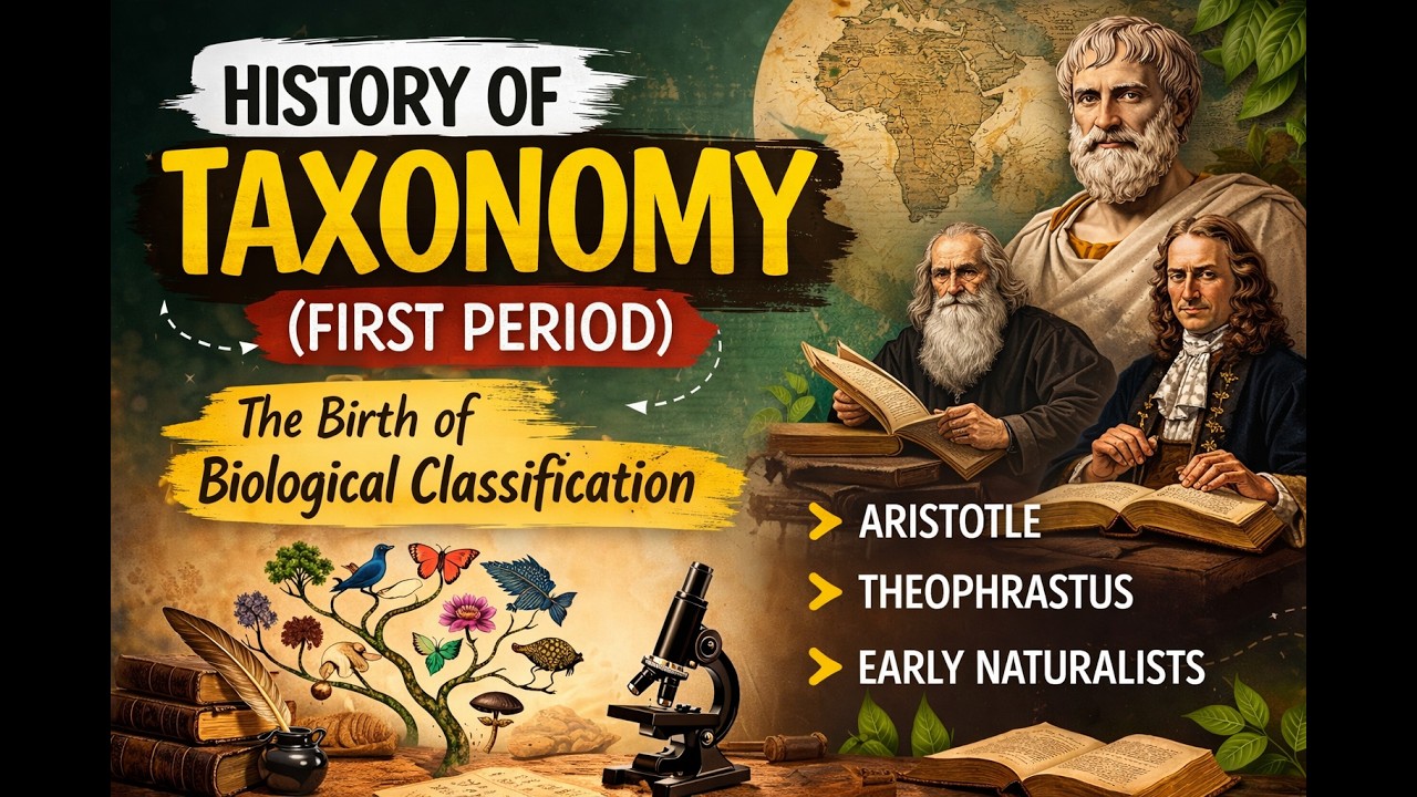 History of Taxonomy – The First Period Explained   Origins of Biological Classification