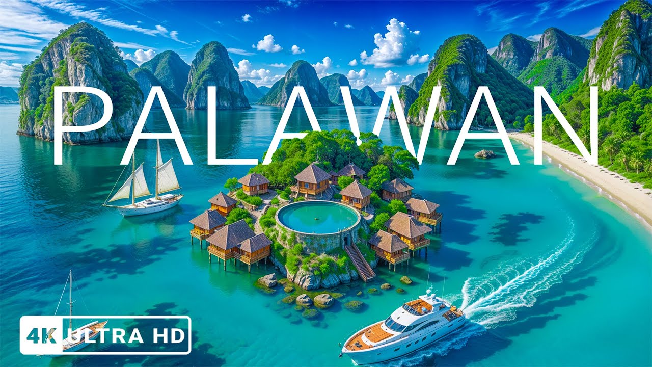 Palawan 4K UHD – Relaxing Piano Music & Scenic Paradise | Virtual Travel Film for Tranquil Moments