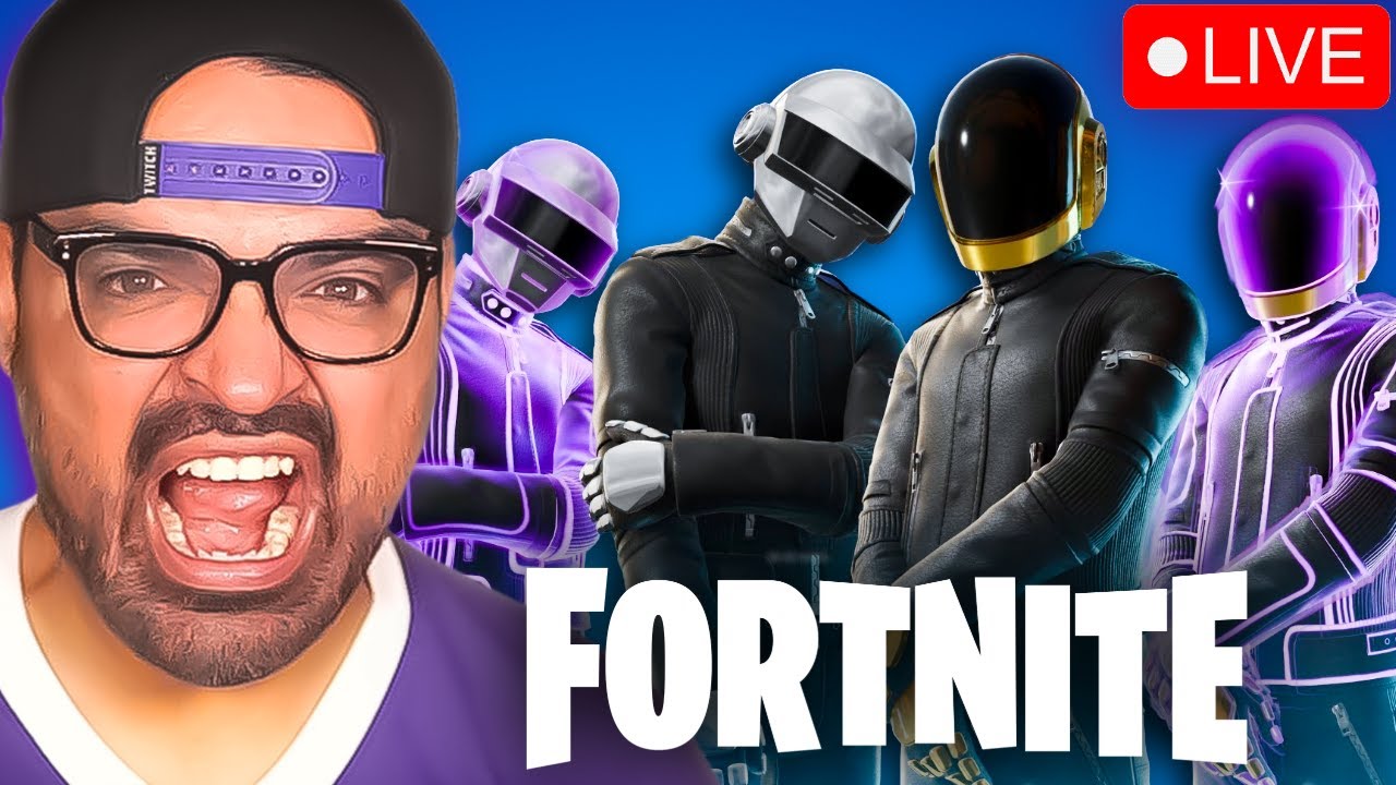 EARLY ACCESS: DAFT PUNK SKINS in Fortnite! (Get Lucky + Around the World Emotes!)