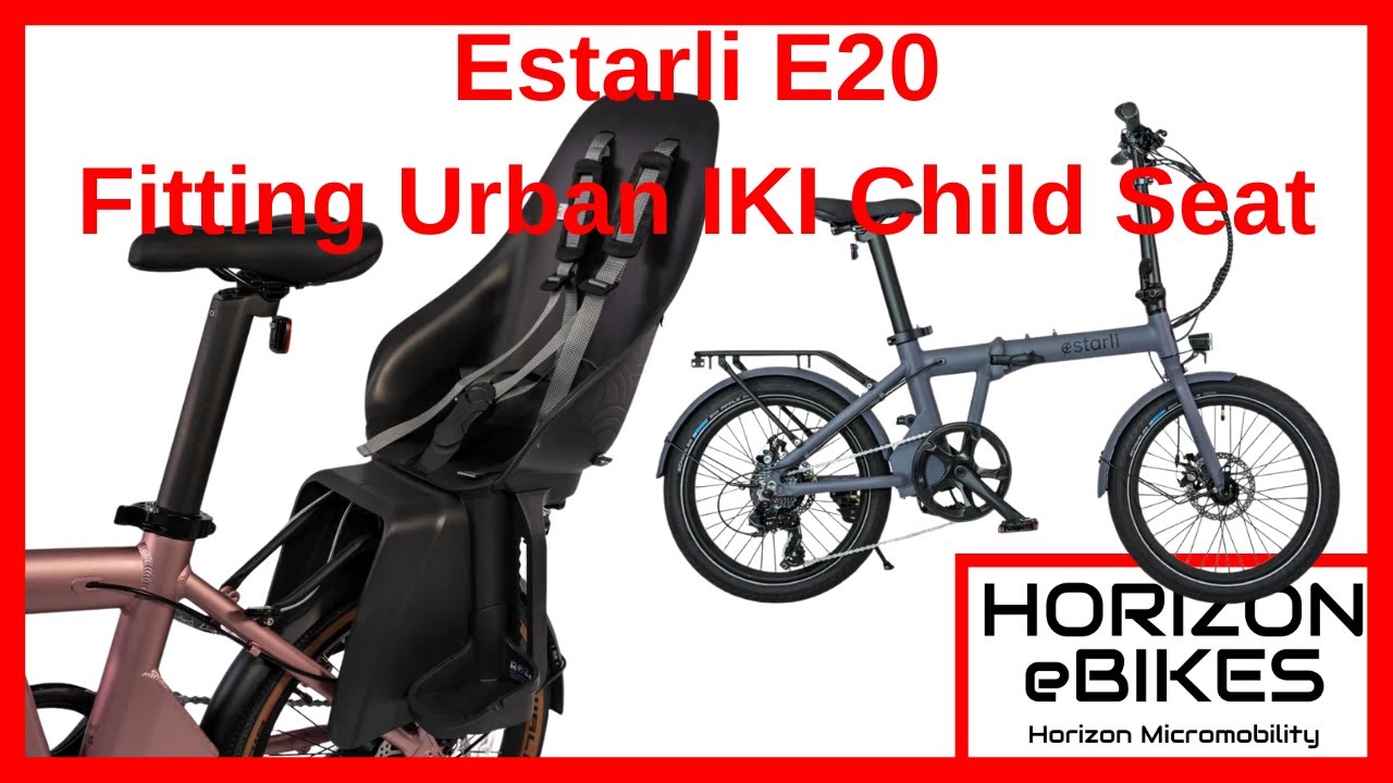 Установка детского кресла Urban IKI на электровелосипеды Estarli E20.7 или Estarli E20.8