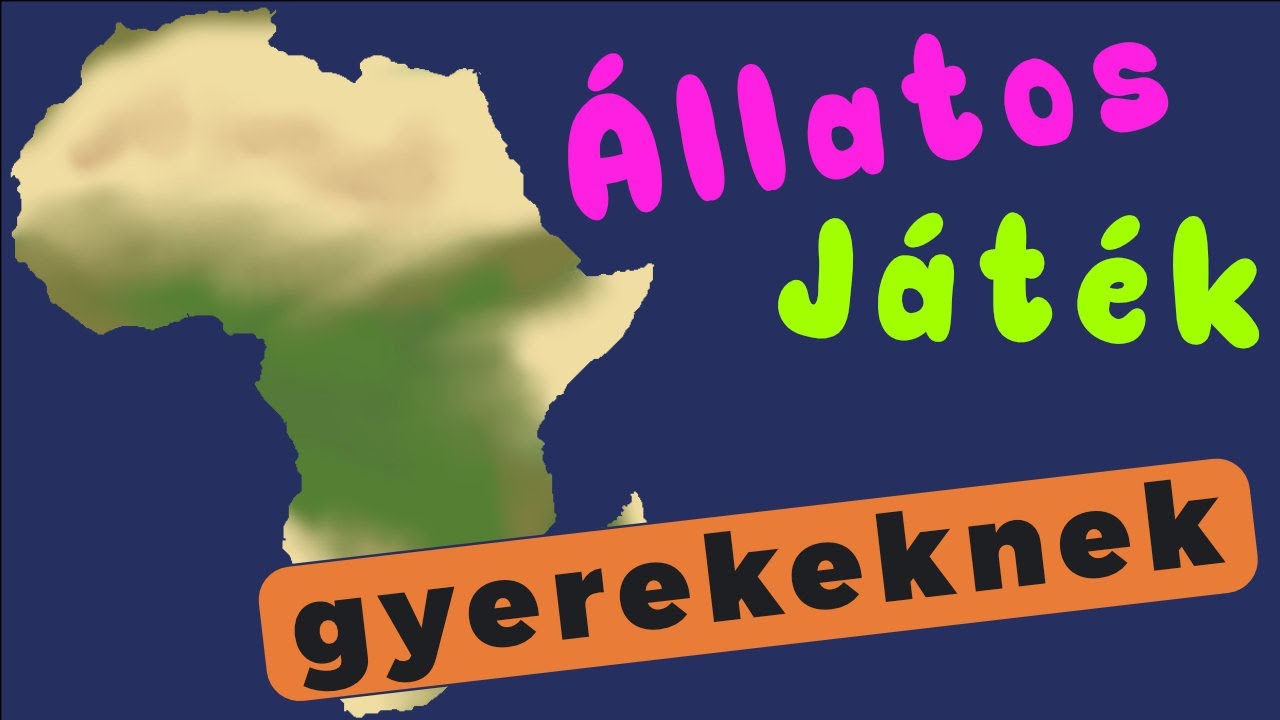 Felismered? - Afrikai állatok (játék gyerekeknek)