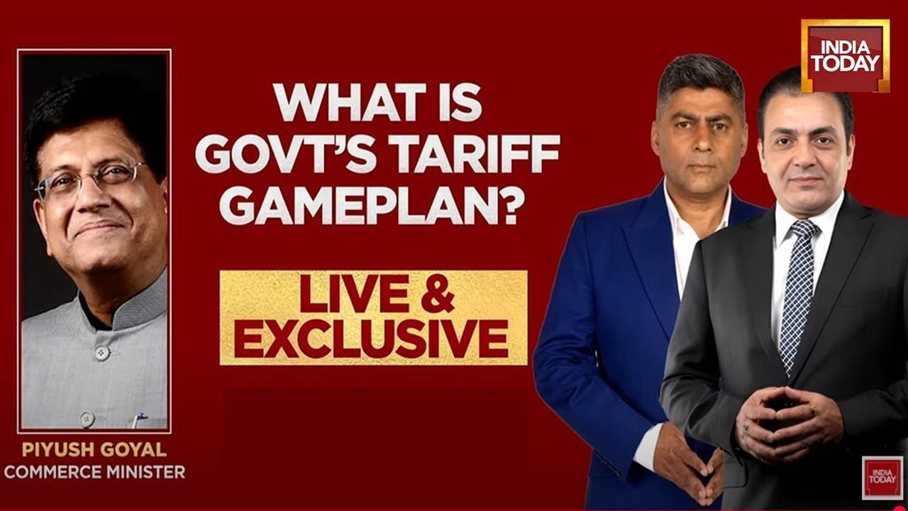 Piyush Goyal's First Interview After Trump Imposed 50% Tariff On India | Gaurav | India Today LIVE