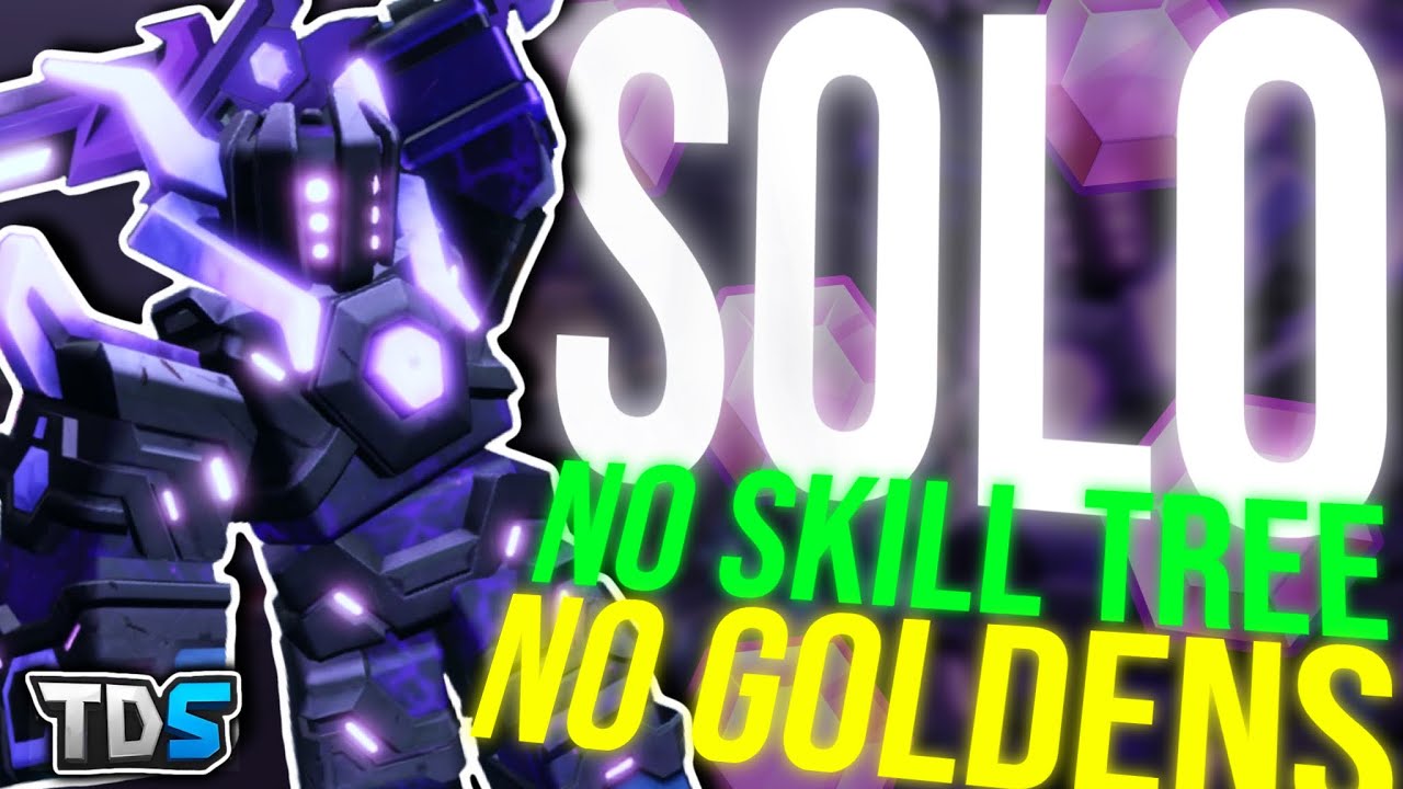 [FULL GUIDE] NEW SOLO HARDCORE NO SKILL TREE NO GOLDENS TRIUMPH GRIND - TDS (ROBLOX)