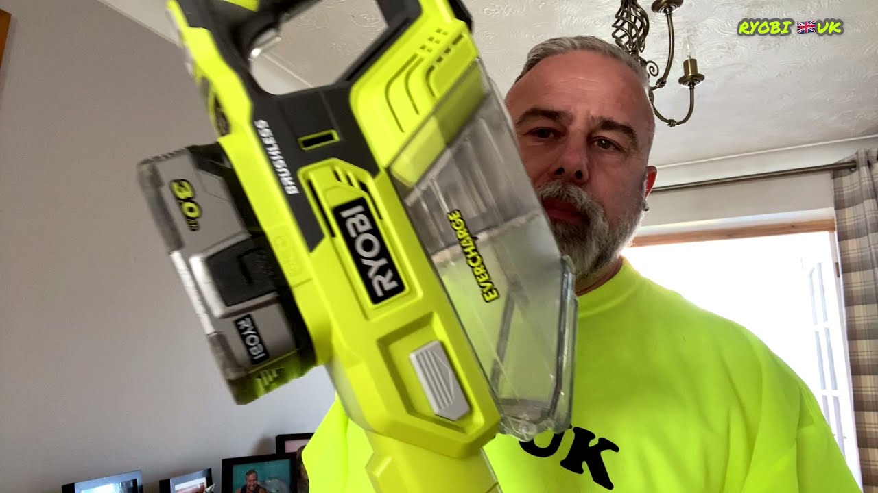 Ryobi stick vac p724b a look at it