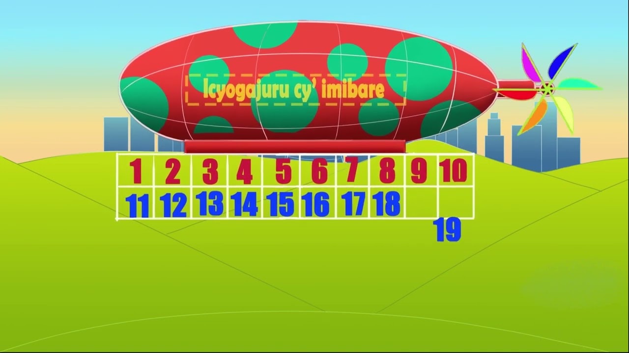 Kubara / Counting in Kinyarwanda/ counting 1-20/ kubara 1-20