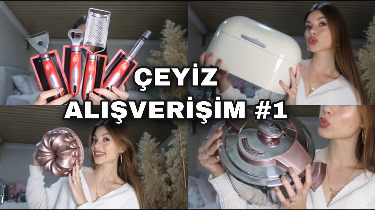 SIFIRDAN ÇEYİZ DÜZÜYORUM #1 Çelik Tencere Setim, Granit Kek Kalıplarım, Mutfak Gereçlerim