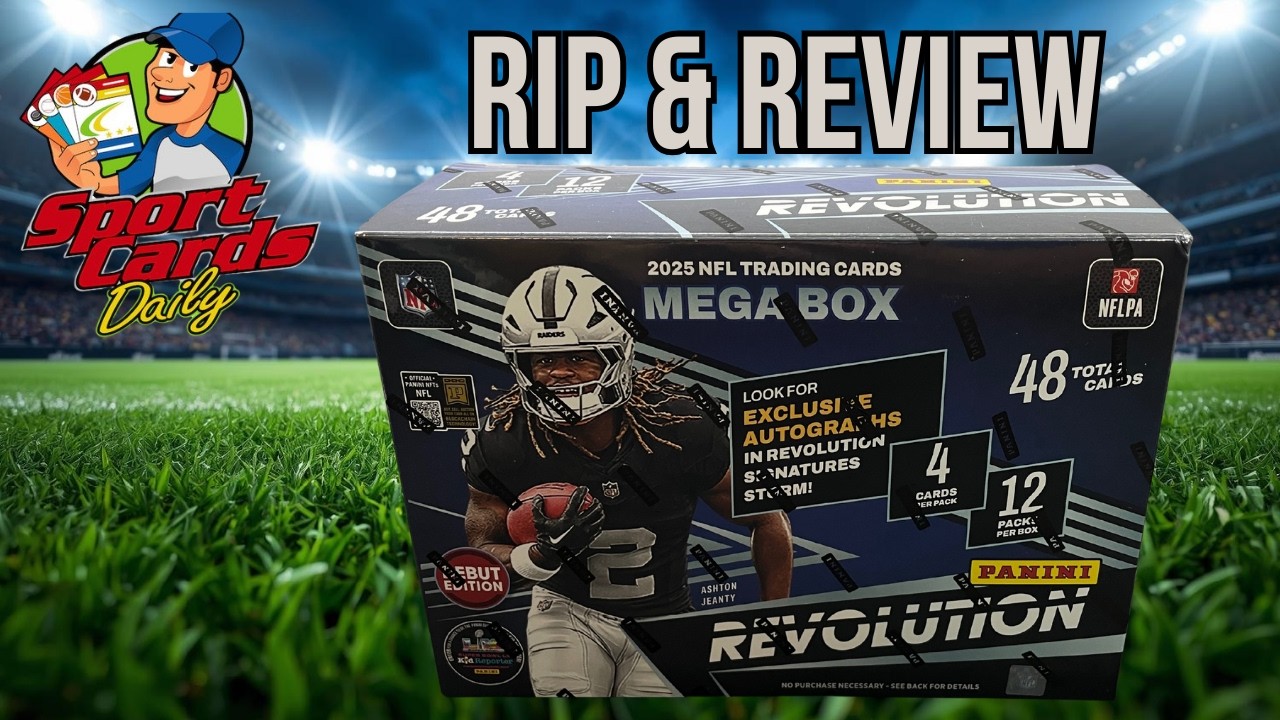 Распаковка мега-бокса Panini Revolution Football 2025 года!