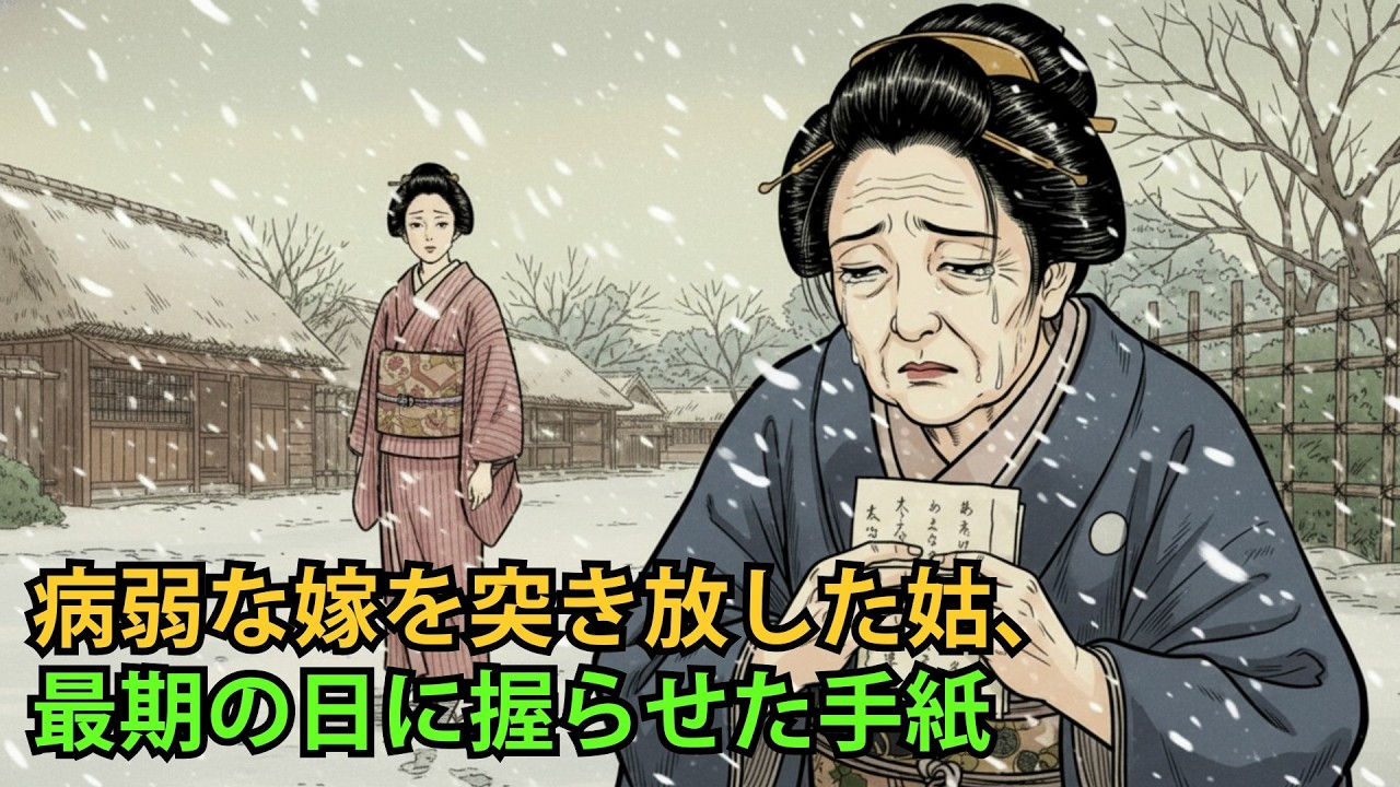病弱な嫁を突き放した姑、最期の日に握らせた手紙| 野談 | 伝説 | 昔話 | 説話 | 民話